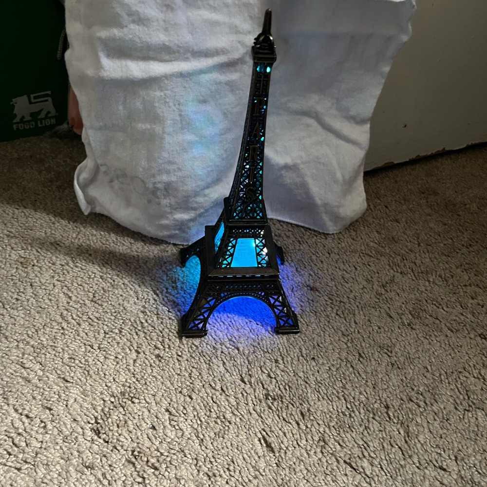 LED Eiffel Tower Decorative Lamp - Black